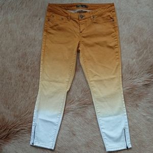 Prana ombre cropped jeans
